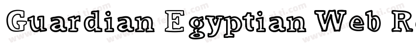 Guardian Egyptian Web Reg Regular字体转换